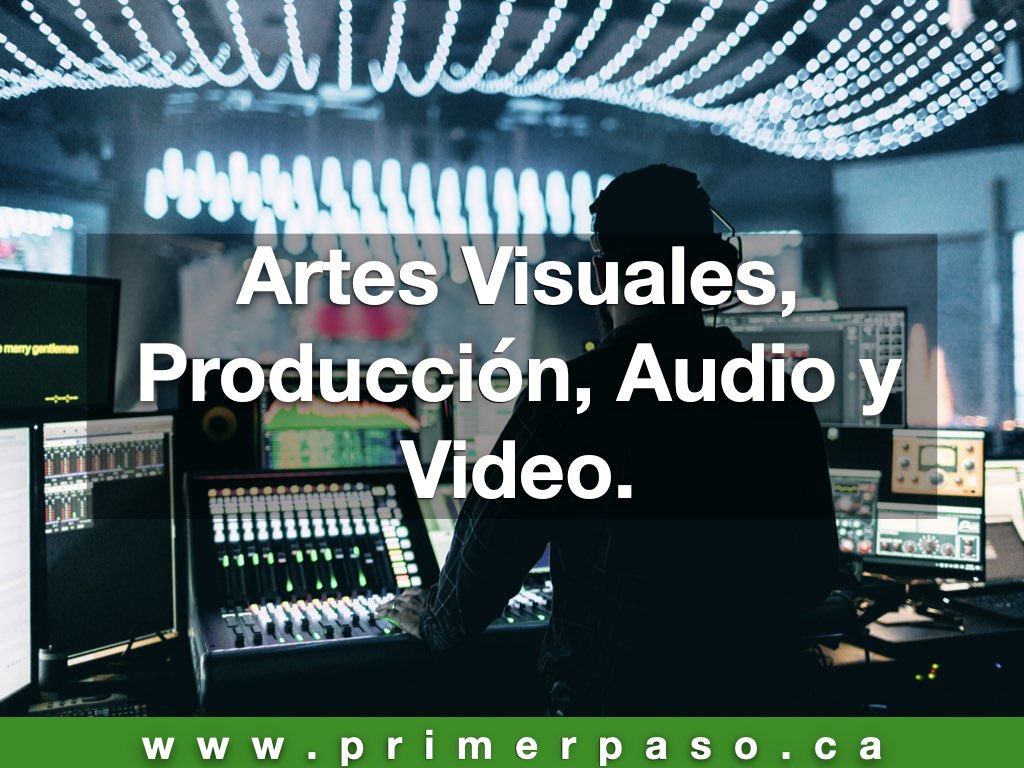 Estudia Artes Visuales y Producción - Primer Paso Canadá