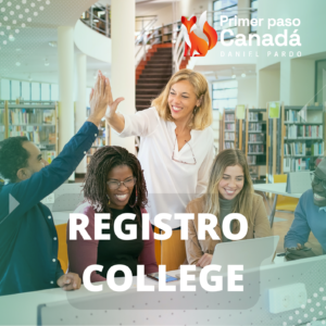 registro college - primer paso canadá